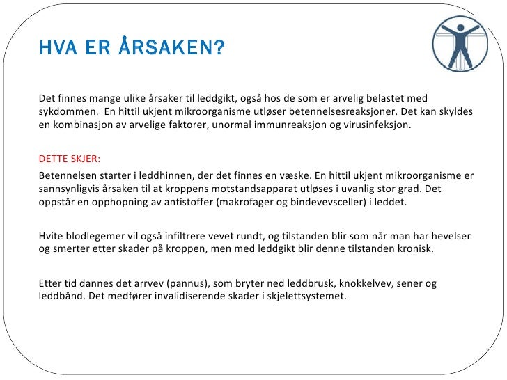 hva er leddgikt hva er leddgikt